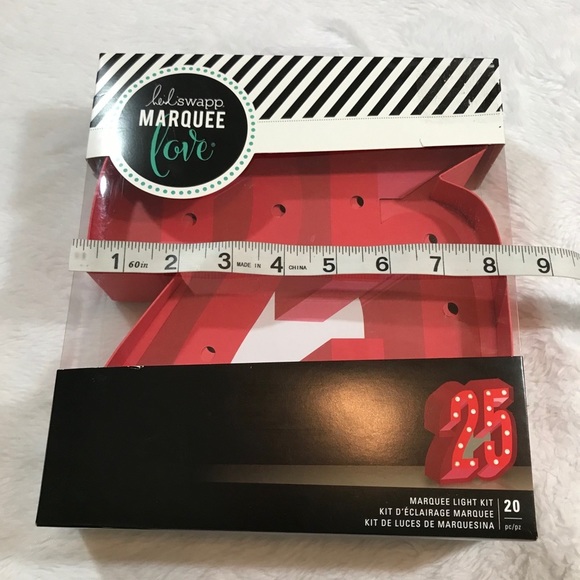 NEW HEIDI SWAPP 25 Marquee light up diy red xmas - Picture 10 of 10